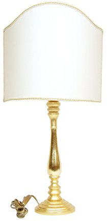 Lampenschirm Abat-jour aus Holz, goldfarben, Lampenschirm mit Segel, Höhe 60 cm