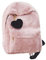 STAR FIRE Süßes Mädchen Liebe Plüsch Rucksack niedlichen Anhänger Rucksack (rosa)