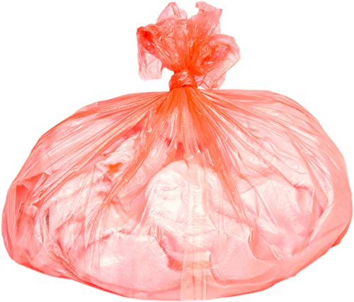 Alina 200 x Dirty Laundry Bag with Water-Soluble Strip/Plastic Polythene Fabric Clothes Linen Wash Sack/Opens in Washing Machine (200 bags)