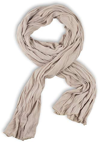 fashionchimp BASIC-Schal für Damen in angesagten Trendfarben, Jersey-Design (Natur)