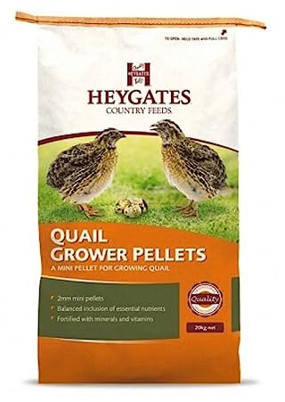 Heygates Quail Grower Pellets 20Kg