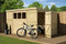 Empire 2500 Pent Garden Shed 9X5 SHIPLAP T&G WINDOWS PRESSURE TREATED DOOR RIGHT
