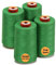 New brothread - 28 Optionen - 4 Große Konen 5000M Allzweck Polyester Nähgarn 40S/2 (Tex27) zum Nähen, Quilten, Patchwork, Serger und Overlock - Shamrock