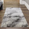 Teppich-Traum Design Wohnzimmer Teppich Läufer | pflegeleicht | Marmor Muster dunkelgrau, Größe 60x110 cm