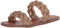 Steve Madden Damen Newbie Flache Sandale, Bronze, 40 EU