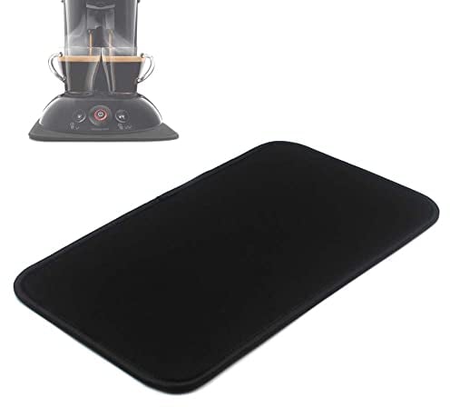 40 * 23CM Unterlage Matte aus Nylon für Kaffeemaschine, Küchenmaschinen, Rührgeräte und Mixer- Gleitbrett Passend für Senseo Kaffeemaschine HD6554/68, Kaffeemaschine Zubehör Pad, Schwarz