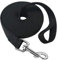 Hundeleine 20m, Mainiusi Schleppleine 20m für Hunde, Langes Nylon Hundeleine für Kleine und Mittlere Hunde, Schleppleine Hund zum Tracking von Trainings Camping Spiel und Garten(20m, Schwarz)