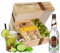 Hansen Obst - Geschenkbox Caipirinha-Cocktail - Cocktail Mix Set - Präsentkorb Cocktail-Starter-Set - Geschenk Cocktail Liebhaber