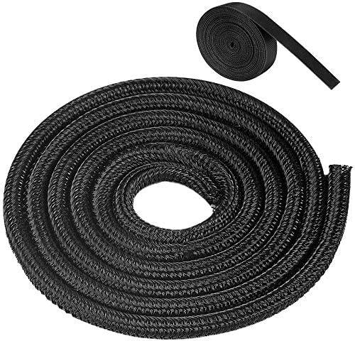 6M-13mm Kabelschlauch, Selbstschließender Kabelschutz, Schrumpfschläuche, für Ladekabel, Fahrrad und Auto (13mm)