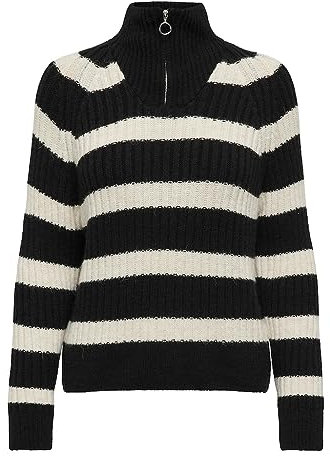 ONLLEISE Freya LS Zip HIGH Neck KNT NOOS