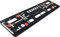 Anti-Vibration Car Number Plate Holder Rubber Bumpers, Shock Absorb Registration Frame Surround in Van, Trailer, Vehicle on Road & Motorway