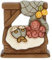 THUN, Banco del Pesce in Ceramica Decorata a Mano, Linea Presepe Classico, Decorazioni Natale Casa, 8.3x4.8x9 cm h
