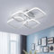 Comely Plafoniera LED Soffitto, 60W 6750LM Lampada da Soffitto Moderna Quadrata, Bianco Lampadario LED Soffitto Camera da Letto Cucina Sala Pranzo Studio Ufficio, Bianca Fredda 6500K