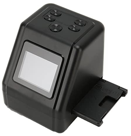 VBESTLIFE 12 MP All-in-1-Film- und Diascanner, 2-Zoll-IPS-Bildschirm, Wandelt 35-mm-135-, 110-, 126- und Super-8-Filme, Dias und Negative in 2 Sekunden in Digitale JPG-Fotos um
