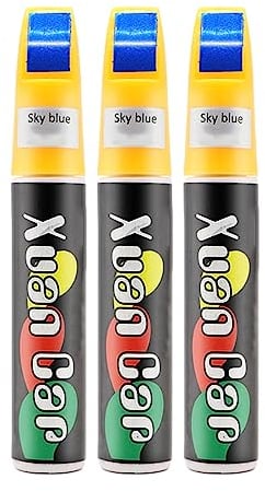 Stift zum Entfernen von Autokratzern, Auto Lackstift, Auto Kratzer Reparatur Stift, Auto Reparatur Lack Auto Pinsel, Wasserdichte Autokratzer Entferner Lackstift, Lack Reparatur für Auto (Blau)