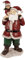 HAES DECO - Dekofigur Weihnachtsmann - Größe 11x8x23 cm - Farbe Rot - Material Polyresin - Weihnachtsfigur, Weihnachtsdekoration