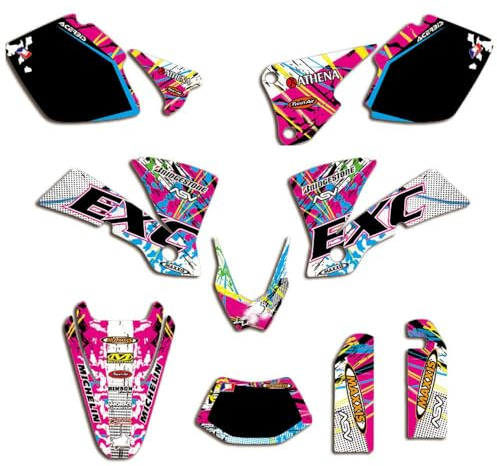 ENARUI Dekor Aufkleber Decals Graphics Kompatibel mit KTM EXC 125 250 450 525 350 200 400 300 150 500 2003