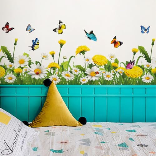 Wanddekoration Flur Wandsticker Küche Gross Wandtattoo Schmetterlinge Wand Deko Garten Blumen Wandaufkleber Blume Wand Deko 0109