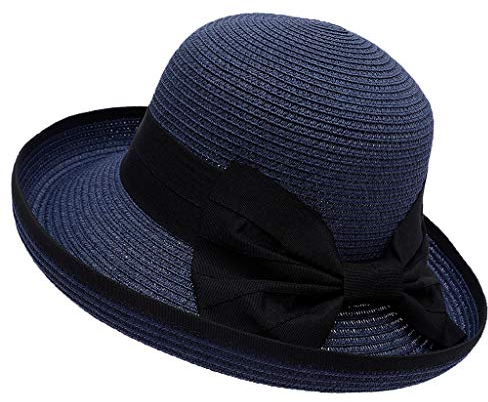 nuoke Damenhut Organza Hut Hochzeit Anlasshut Brauthut Strandhut Strohhüte Sonnenhut Blumen Sommerhut Party Hüte Sommerhut-Damen Hut Mit Schleier