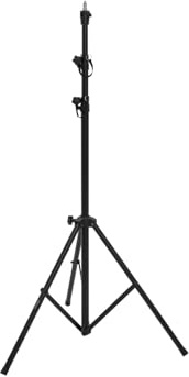 EUROLITE DTV-10 Stativ | Universelles Studio-, Lampen-, Mikrofon- oder Kamerastativ, für horizontaler oder vertikaler Ausrichtung mit umsteckbarem Mini TV-Zapfen-Adapter