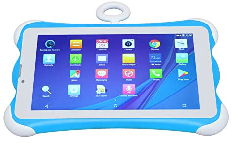 Tableta para Niños 3GB RAM 32GB ROM 3 Ranuras para Tarjetas Procesador de CPU MTK6582 Tableta para Niños Pequeños de 7 Pulgadas Protección Ocular Multifunción para Educación