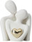 Romantische Paar-Figuren | Liebespaar-Statuen | Paar-Skulpturen in Liebe, weiße Keramik-Paar-Skulptur umarmt sich in Liebe, entworfen für Zuhause, Schlafzimmer und Offfice Decor