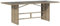 vidaXL Table de Jardin avec Dessus en Verre Beige résine tressée, Table d'extérieur, Table à Manger de Jardin, Meuble de Jardin, Table de Patio