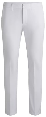 BOSS Men's T_Commuter-Slim 10268853 01 Trousers_Flat, White100, 3 Years