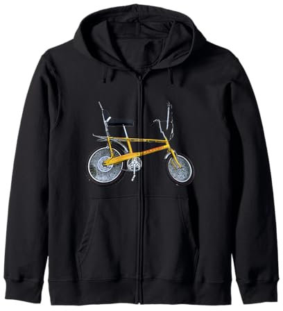 Chopper Bike Retro bike MK2 1970s Zip Hoodie