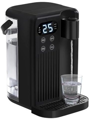 Instant Hot Water Dispenser,Split Water Dispenser,3L Energy Efficient Boiling Kettle with 25℃~99℃ Temperature Adjustment, 3s Quick Heating, for Kitchen, Bedroom, RV and Office(Black)