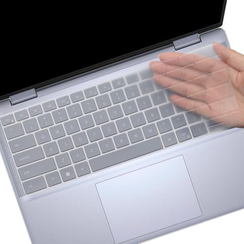 Tastatur-Abdeckung für Dell 14 5440 7441 7440 & 16 7640, Plus 14 7441 7440 & Plus 16 7640 Laptop-Tastaturschutz, hautklar