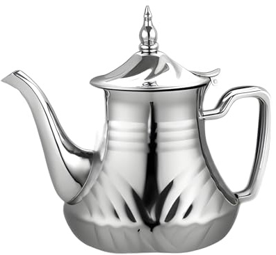 Orientalisch arabisch Marokkanische Teekanne Induktion Edelstahl Kaffee (1,5 Liter)