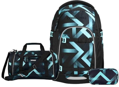 Coocazoo Mate Schulrucksack Set 3tlg. inkl Sporttasche (Laser Light)