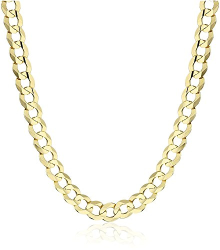 PRINS JEWELS 14 Karat / 585 Gold Panzerkette Gelbgold Unisex Kette - Breite 5.50 mm - Länge wählbar (70)