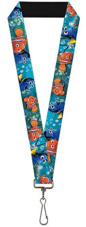 Buckle Down Unisex-Erwachsene Lanyard-1.0-Nemo & Dory Poses Schlsselanhnger, Mehrfarbig, Einheitsgröße