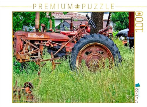 CALVENDO Puzzle EIN Motiv aus dem Kalender Traktoren - Game Over | 1000 Teile Lege-Größe 64 x 48 cm Foto-Puzzle für glückliche Stunden