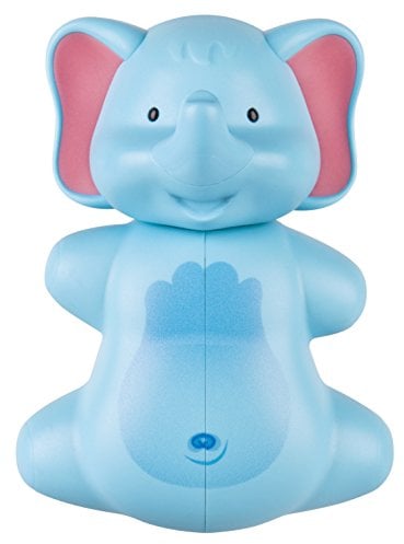 infinite by GEDA LABELS Fun Animal Elefant Zahnbürstenhalter, ABS & PVC, Blau, 7,5 x 5,5 cm