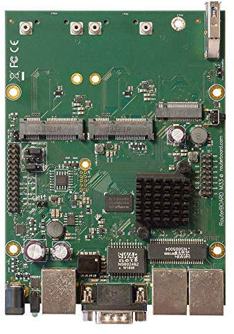 Mikrotik MediaTek MT7621A, 880MHz, Flash, RBM33G Ethernet LAN Router - Black, Green, Grey - Connected Routers (10,100,1000 Mbps, 3.0 (3.1 Gen 1), Black, Green, Grey, MediaTek MT7621A, 880 MHz, Flash)