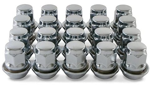 20 x Chrome Wheel Nuts for Genuine Ford Focus Alloy Wheels Part No. 20FOENM10123