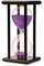 Lodunsyr 30 Minutes Sablier Minuteur Horloge de Minuterie de Sable 30 Minutes Cadre en Bois Sandglass Timer Accueil Décoration Bureau Ornement Minuterie de Cuisine Hourglass Timer Violet