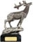 Trophäe Hirsch Pokal Wild Jagd 18 cm hoch mit Gravur