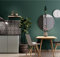 Moderne Minimalistische Vliestapete Uni-Farbe Wilde Tapete 5.0M2 Y144 Olivgrün