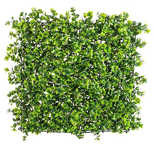 LOLAhome Jardín Vertical Artificial Premium Estilo Enredadera | 1 Panel de 50x50 cm | 5 años protección UV | Realista y Elegante, Fácil instalación | Interior y Exterior | Jardín Vertical