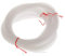 Inzopo Filo di nylon trasparente da 100 metri, diametro 1 mm, filo da pesca per imbarcazione/fusione, amo