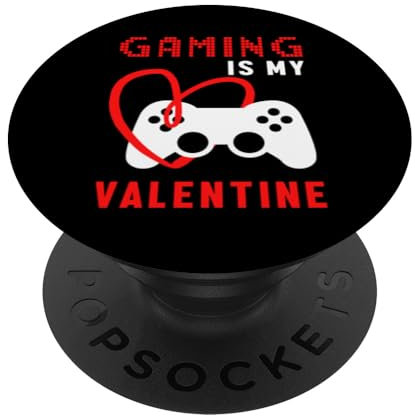 El juego Valentín Controlador Computadora Joystick Regalo PopSockets PopGrip Adhesivo