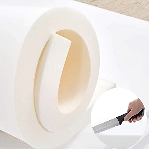 qing yun Hochdichtes Polster-Schaumstoffkissen, zuschneidbar auf jede Größe, Ersatzkissen für Sofakissen, Schaumstoffpolster (50 x 50 cm, 3 cm)