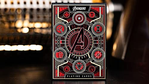 Murphy's Magic Supplies, Inc. Avengers: Red Edition Spielkarten von theory11, tolles Geschenk für Kartensammler