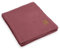 KNIT FACTORY - Jesse Gestrickte Decke XL - Wohndecke - Kuscheldecke - Gestrickte Sofadecke - Plaid aus Wolle - Wolldecke - Stone Red - 195x225 cm