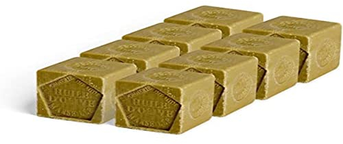 Marseiller Seifenwürfel Olive - Ohne Verpackung - Lot 8x300g