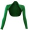 gloop Bolero - Bolero para mujer, verde oscuro, XL